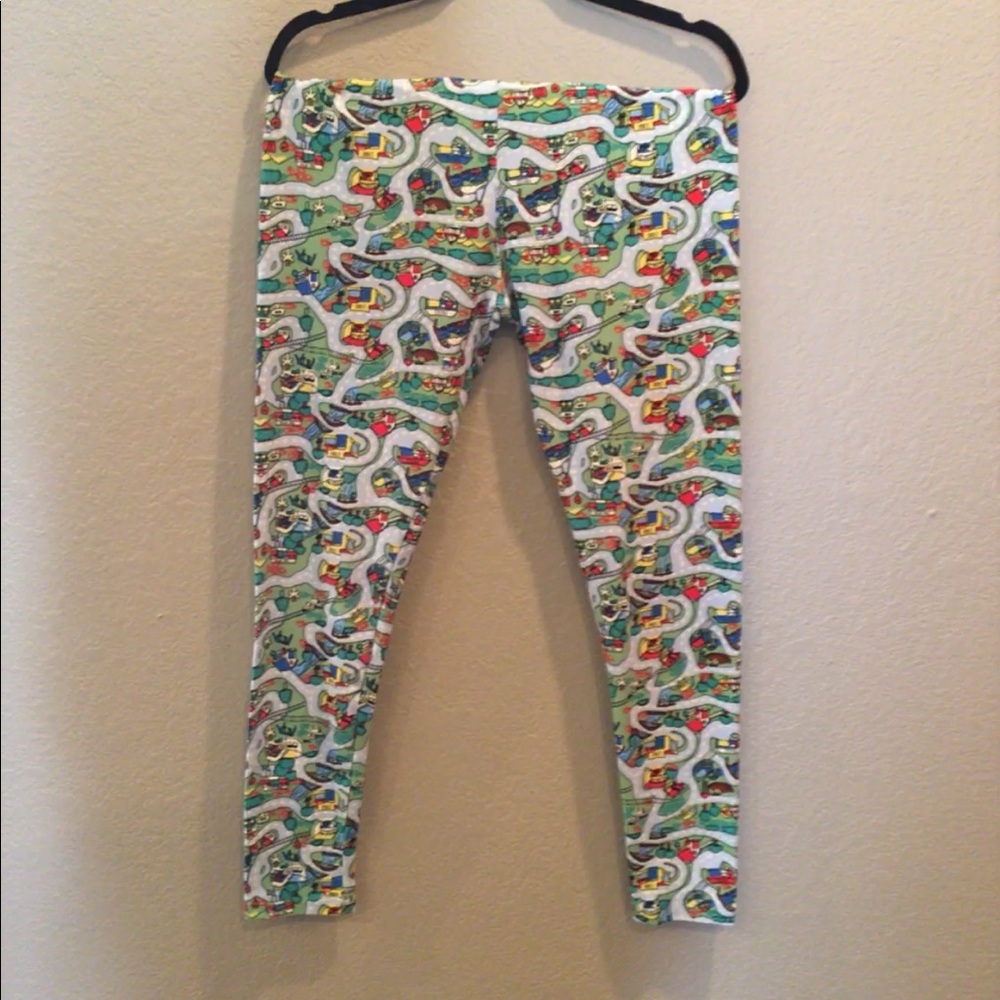 LuLaRoe Road Print TC Leggings - NEW